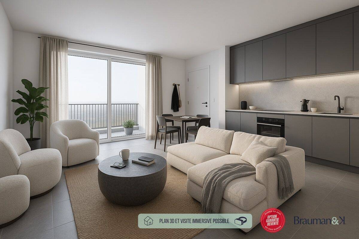Appartement 3 pièces 61 m² · à Mérignac · 61 m² · 270 000 €