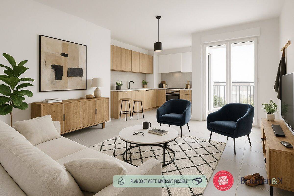 Appartement 3 pièces 64 m² · à Nancy · 64 m² · 227 704 €