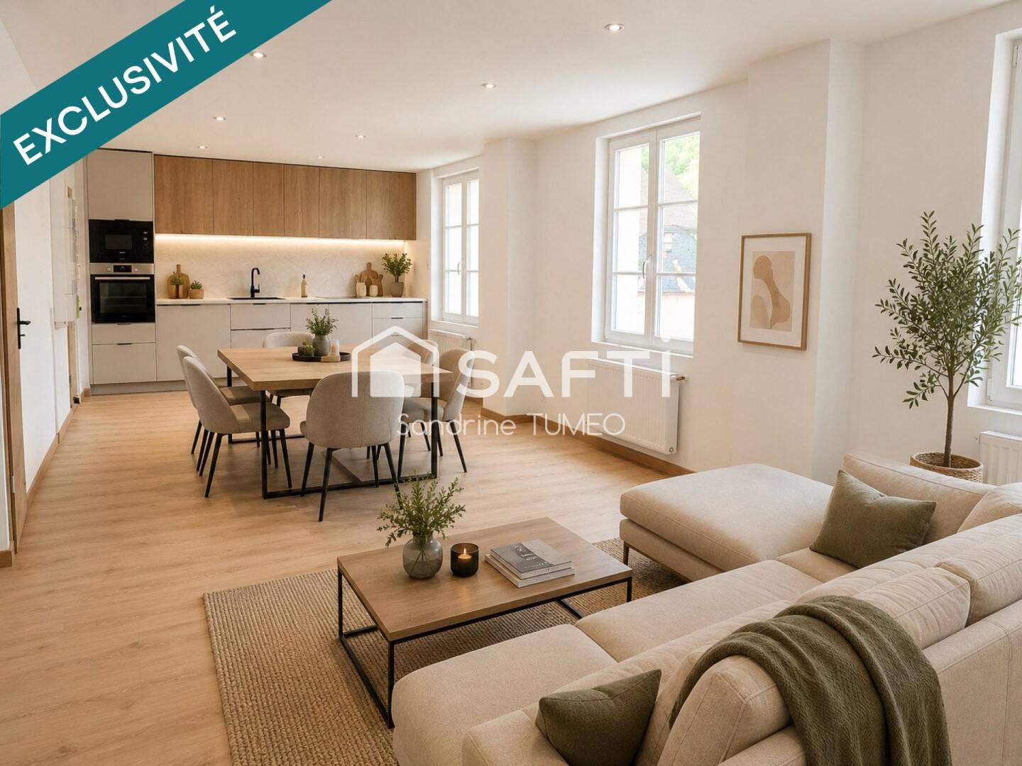 Appartement 2 pièces 62 m² · à Salins-les-Bains · 62 m² · 155 000 €