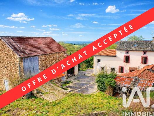 Maison à vendre 115 000 € 4 pièces 3 chambres 142 m² 3 356 m² de terrain Moularès 81190