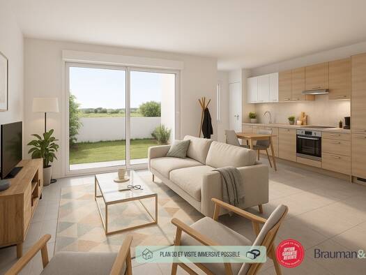 Appartement à vendre - neuf 139 000 € 2 pièces 1 chambre 36 m² RDC Caulnes 22350