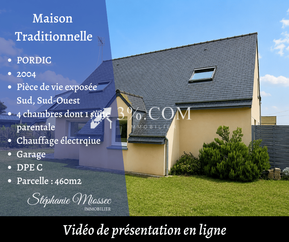 Maison 5 pièces 107 m² · à Pordic · 107 m² · 329 600 €