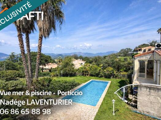 Villa à vendre 950 000 € 9 pièces 7 chambres 220 m² 1 900 m² de terrain Porticcio Grosseto-Prugna 20166