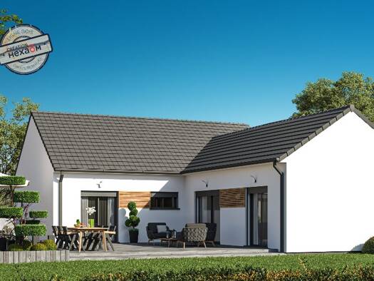 Terrain avec maison neuve à vendre 299 700 € 4 pièces 3 chambres 94 m² 695 m² de terrain Landrévarzec 29510