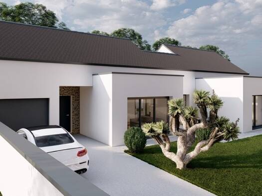 Maison à vendre - Première occupation 490 000 € 5 pièces 3 chambres 114 m² 370 m² de terrain Grand-Champ 56390