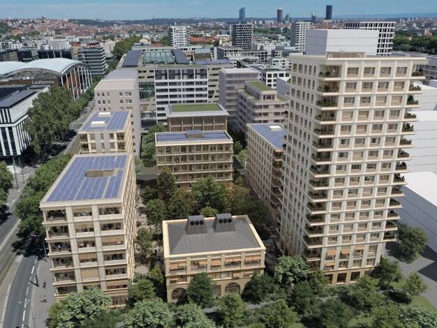 Espace bureau à vendre 14 087 400 € 2 658 m² de bureaux divisible jusqu'à 2 658 m² Perrache Lyon 2ème arrondissement 69002