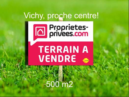 Terrain à vendre 211 000 € 500 m² de terrain Deniere les Romains Vichy 03200
