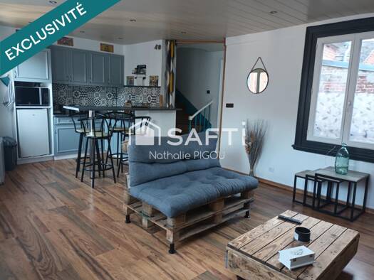 Duplex à vendre 97 200 € 3 pièces 2 chambres 59 m² Étage 2/3 Centre Ville Eu 76260