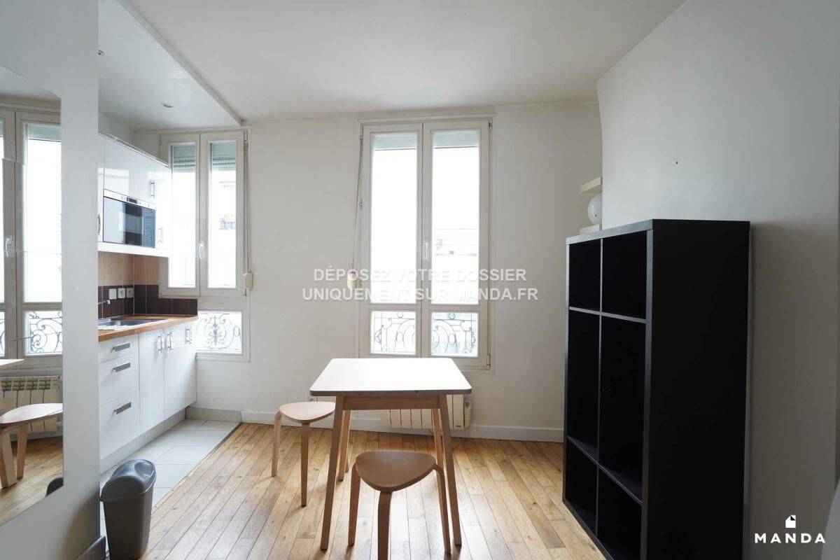 Appartement 1 pièce 18 m² · à Paris 19ème Arrondissement · 18 m² · 882 €/mois