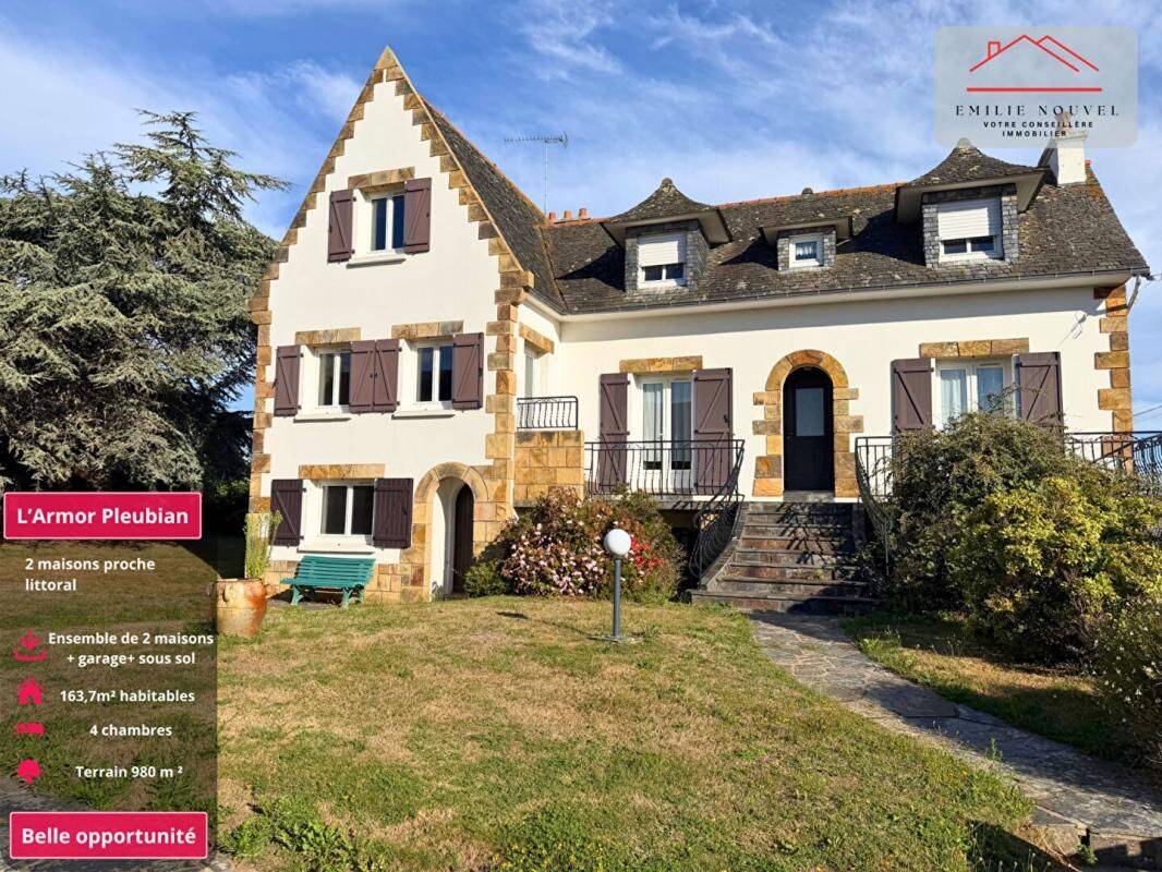 Maison 6 pièces 164 m² · à Pleubian · 163,7 m² · 343 500 €