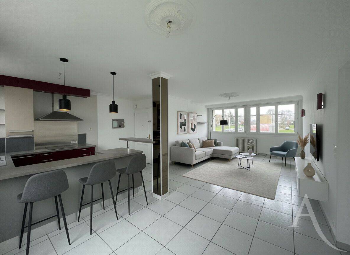Appartement 3 pièces 77 m² · à Châteauroux · 76,7 m² · 690 €/mois