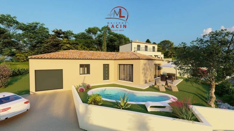 Maison de plain-pied à vendre 302 800 € 3 pièces 2 chambres 83 m² 764 m² de terrain Saint-Jean-de-Fos 34150