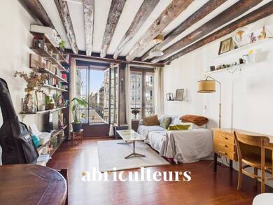 Appartement à vendre 595 000 € 2 pièces 1 chambre 45 m² Étage 3/4 Arsenal Paris 4ème 75004
