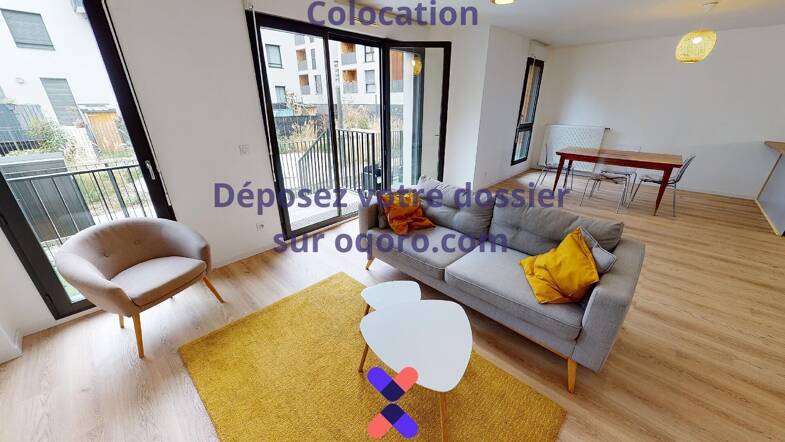 Appartement à louer 580 € 4 pièces 3 chambres 93 m² RDC Le Lac-Bacalan Bordeaux 33300