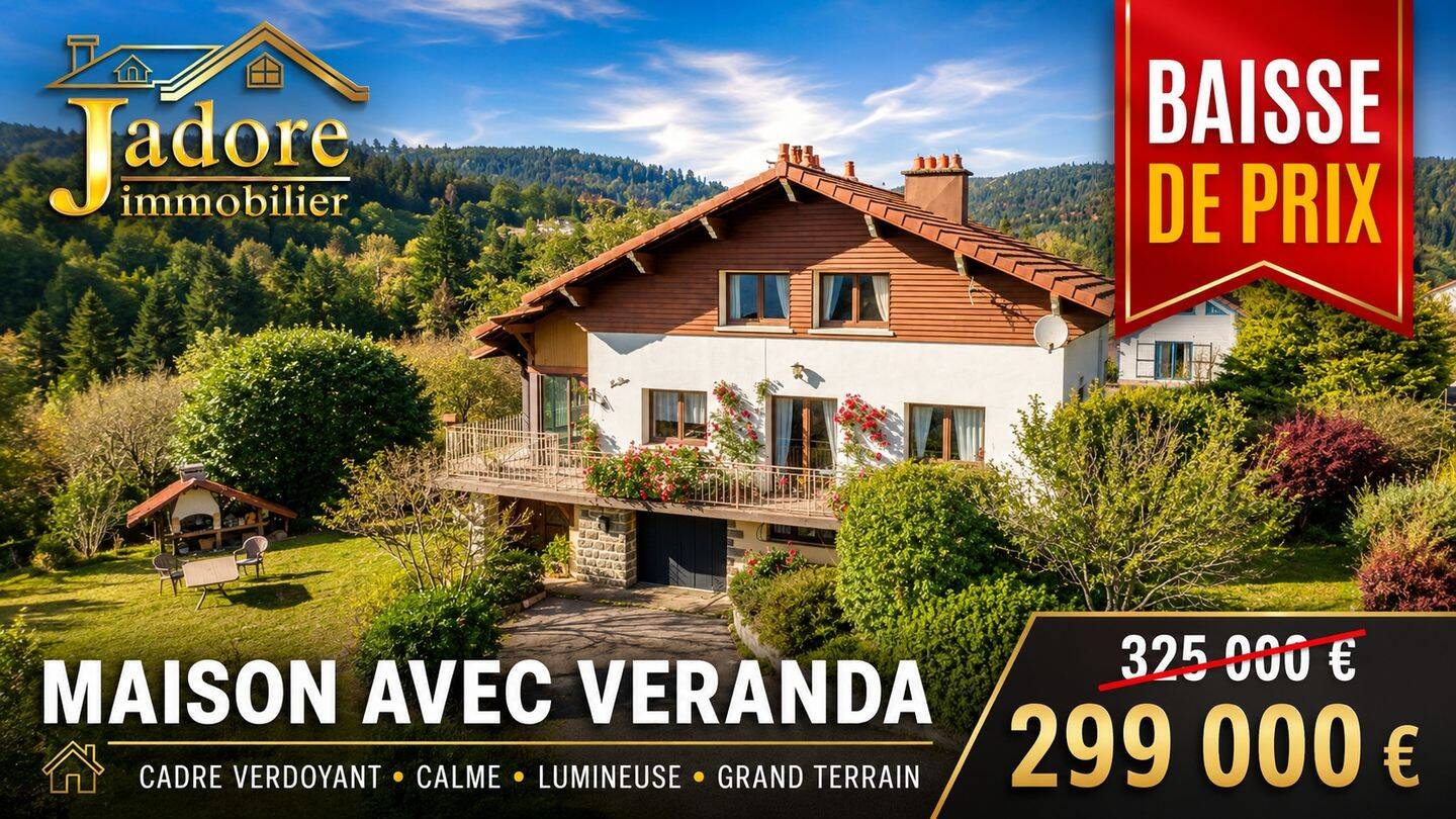 Maison 5 pièces 143 m² · à Gérardmer · 143 m² · 299 000 €