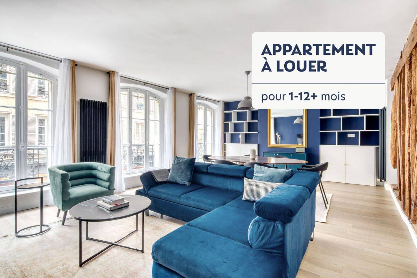 Appartement 3 pièces 100 m² · à Paris 3ème Arrondissement · 100 m² · 5 380 €/mois