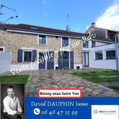 Mas à vendre 649 000 € 8 pièces 5 chambres 230 m² 563 m² de terrain Boissy-sous-Saint-Yon 91790