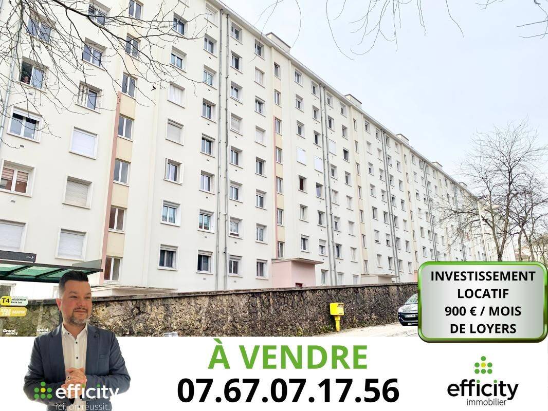 Appartement 3 pièces 56 m² · à Nancy · 56 m² · 109 000 €