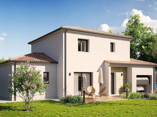 Terrain avec maison neuve à vendre 253 810 € 5 pièces 4 chambres 120 m² 462 m² de terrain Sud-Sud Est Beaupréau-en-Mauges 49600