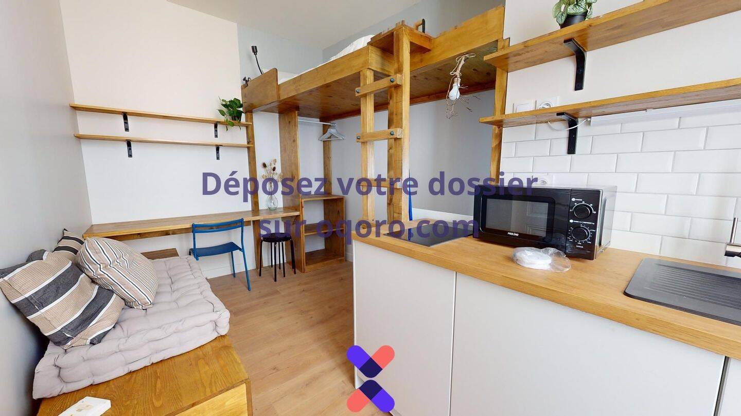 Appartement 2 pièces 13 m² · à Lyon 7ème Arrondissement · 13 m² · 605 €