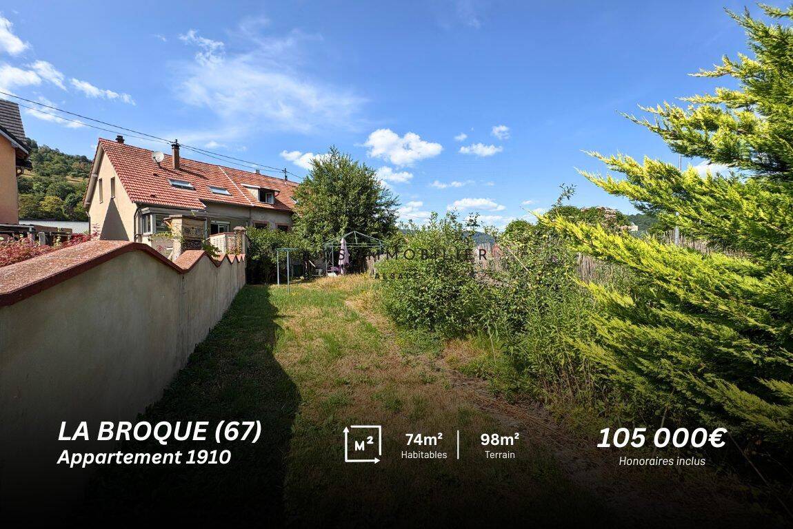 Appartement 3 pièces 74 m² · à La Broque · 74 m² · 105 000 €