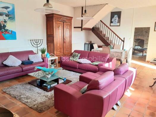 Maison de plain-pied à vendre 195 000 € 5 pièces 3 chambres 130 m² 6 124 m² de terrain Pontrieux 22260