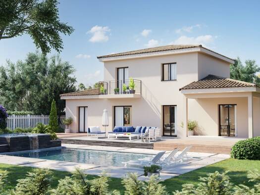 Terrain avec maison neuve à vendre 590 000 € 5 pièces 3 chambres 120 m² 850 m² de terrain Pesquier Gardanne 13120