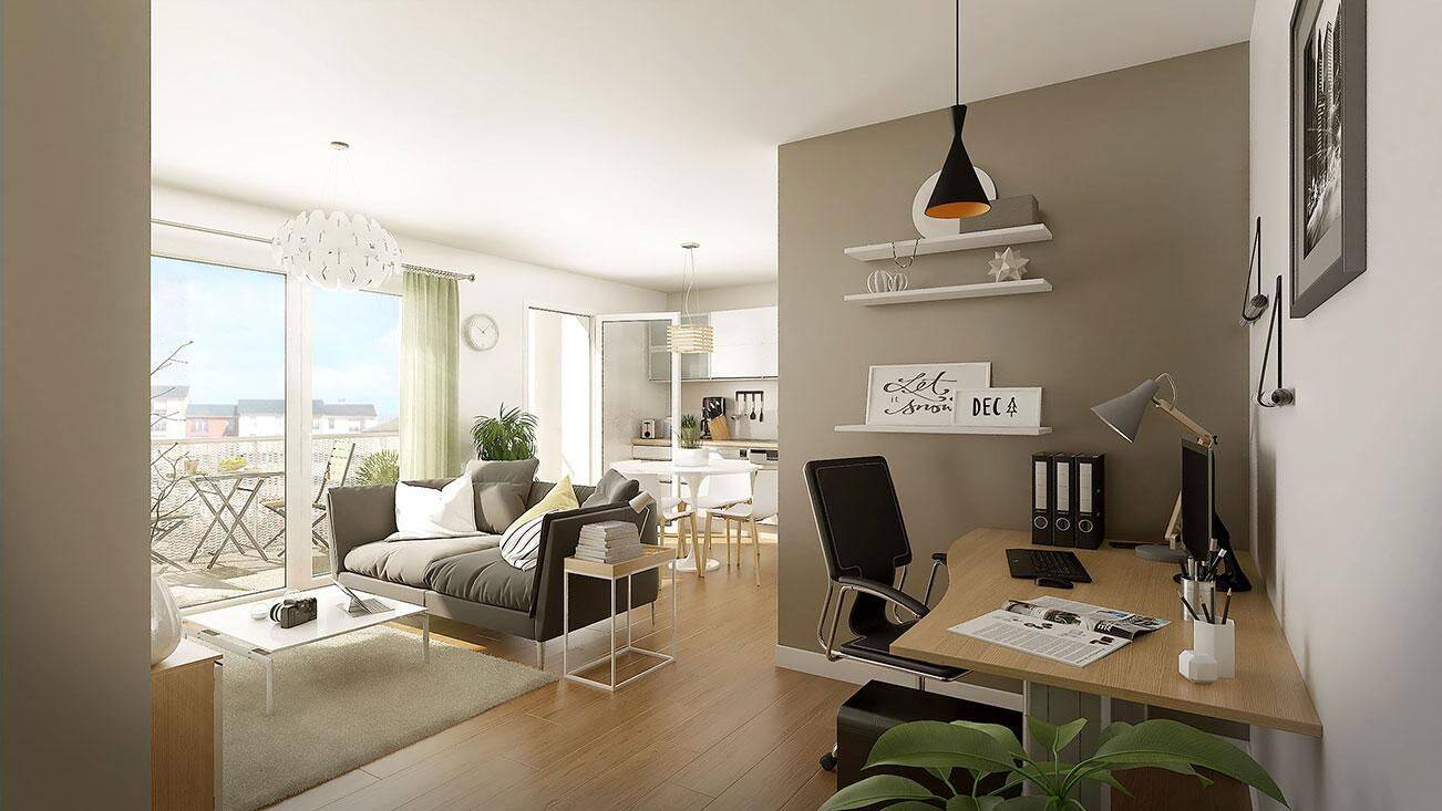 Appartement 2 pièces 47 m² · à Orvault · 47 m² · 181 100 €