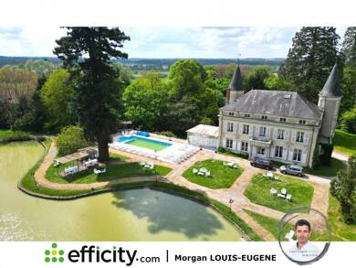 Château à vendre 1 557 000 € 30 pièces 17 chambres 1 555 m² 44 747 m² de terrain Tournon-Saint-Pierre 37290