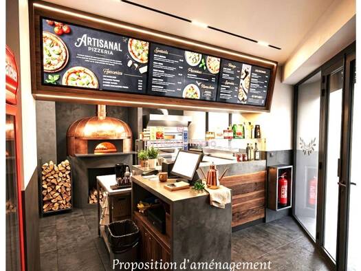 Restaurant à vendre Fonds de commerce 137 000 € 75 m² d'espace de restauration Place d'Armes et du Barlet Douai 59500