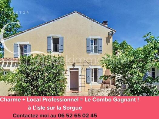 Maison à vendre 499 000 € 4 pièces 3 chambres 90 m² 969 m² de terrain Velorgues-Petit Palais L'Isle-sur-la-Sorgue 84800