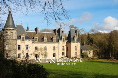 Château à vendre 1 038 000 € 21 pièces 9 chambres 561 m² 249 603 m² de terrain Merdrignac 22230