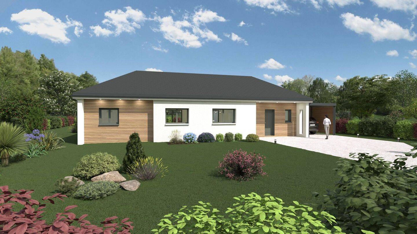 Terrain + maison 117 m² à Trémouilles (12290)