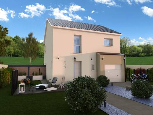 Terrain avec maison neuve à vendre 309 000 € 3 chambres 100 m² 320 m² de terrain Kembs 68680