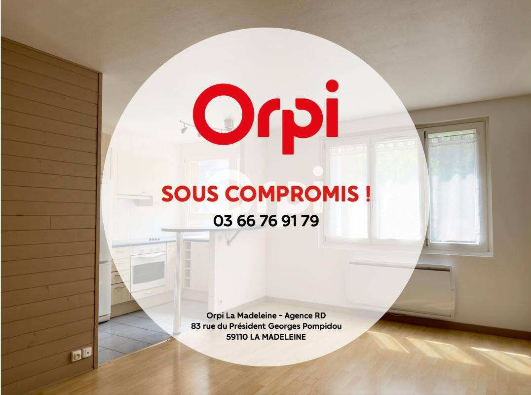 Appartement 3 pièces 51 m² · à La Madeleine · 51,3 m² · 184 900 €
