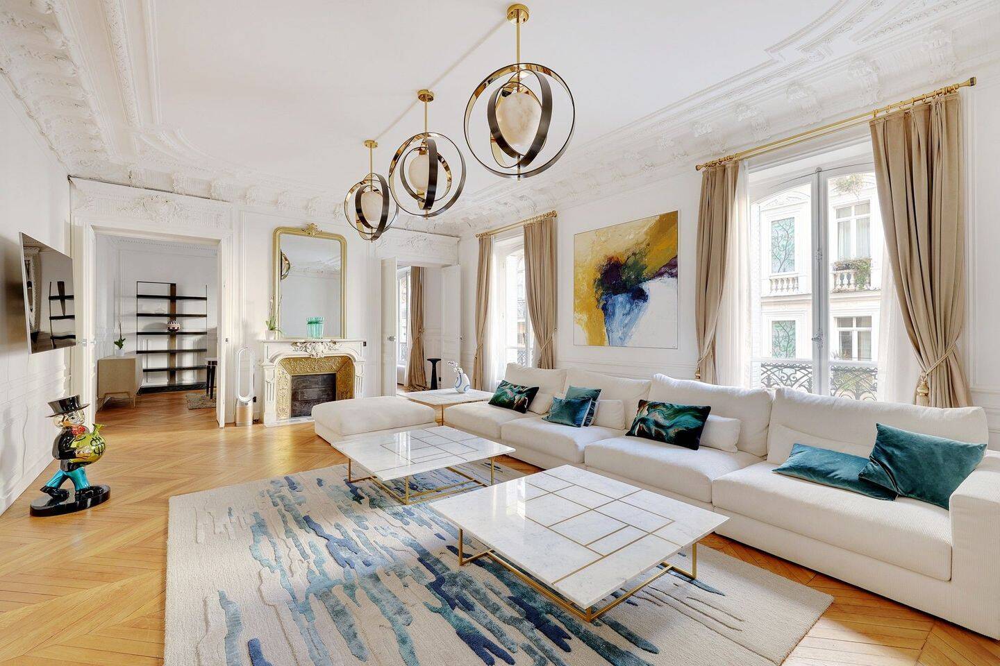 Appartement 5 pièces 210 m² · à Paris 8ème Arrondissement · 210 m² · 12 500 €/mois