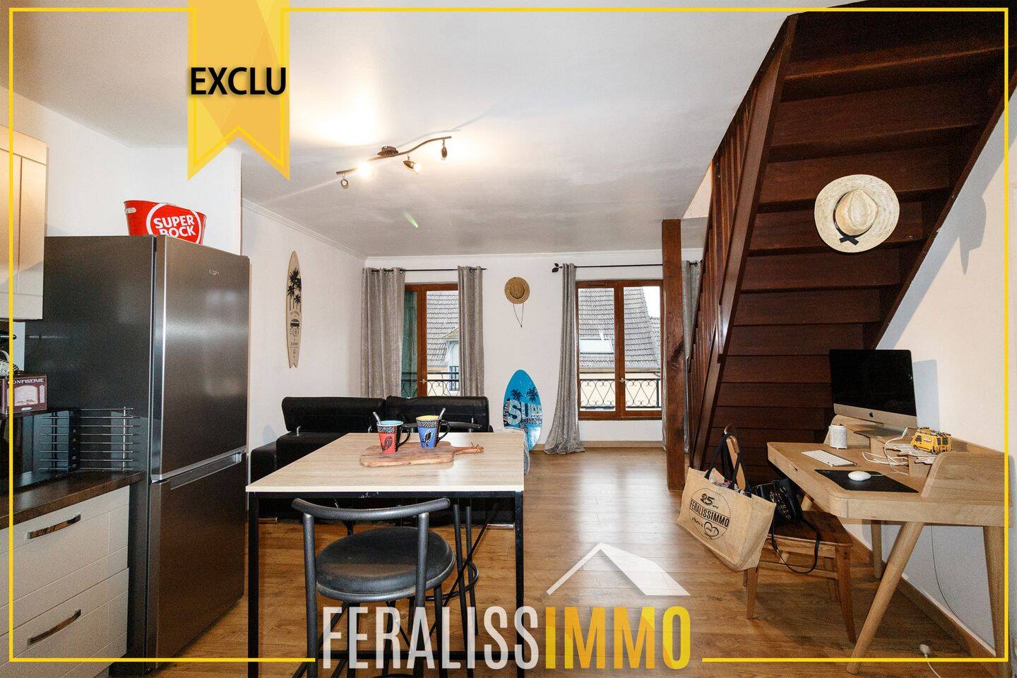 Appartement 3 pièces 58 m² · à Vaux-sur-Seine · 58 m² · 189 900 €
