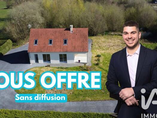 Maison à vendre 189 900 € 5 pièces 3 chambres 120 m² 1 599 m² de terrain Marchésieux 50190