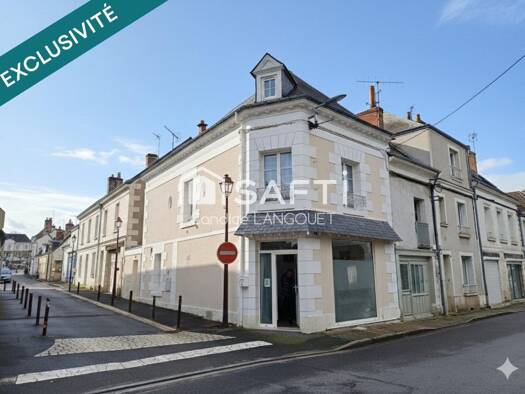 Maison de ville à vendre 221 000 € 6 pièces 3 chambres 125 m² 78 m² de terrain Bléré 37150