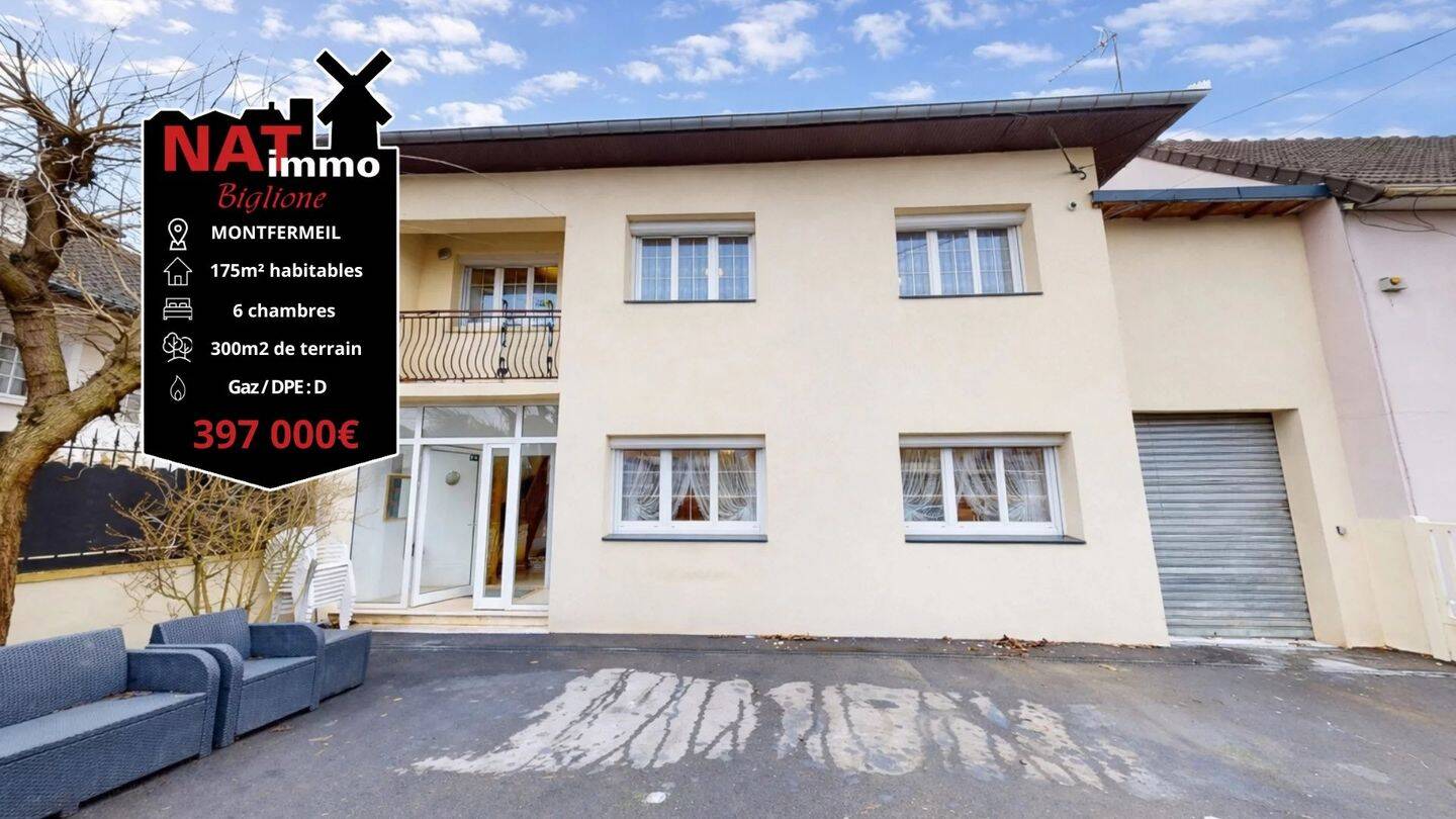 Maison 8 pièces 175 m² · à Montfermeil · 175 m² · 397 000 €