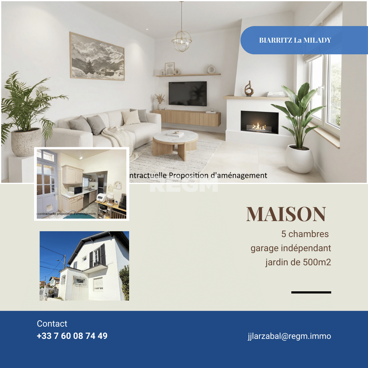 Maison 7 pièces 139 m² · à Biarritz · 138,9 m² · 950 000 €