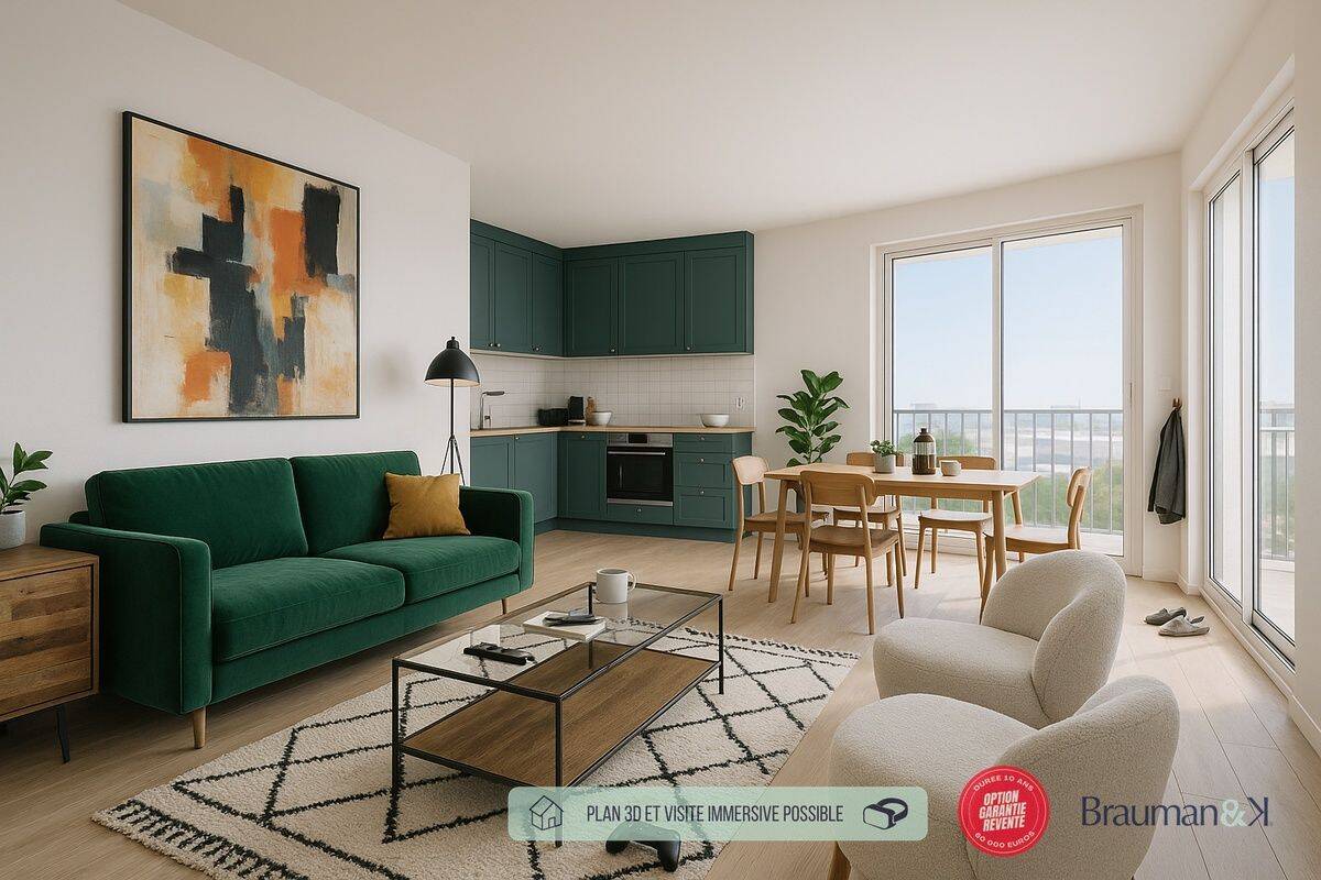 Appartement 3 pièces 58 m² · à Senlis · 58 m² · 246 000 €