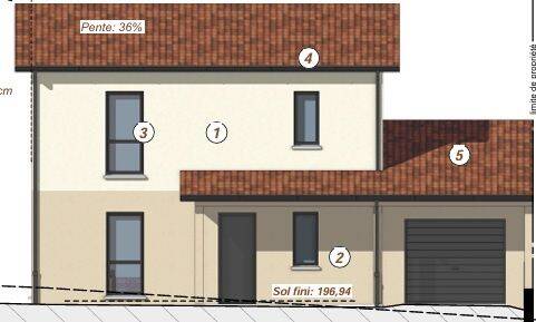Maison 4 pièces 91 m² · à Guéreins · 90,6 m² · 350 940 €