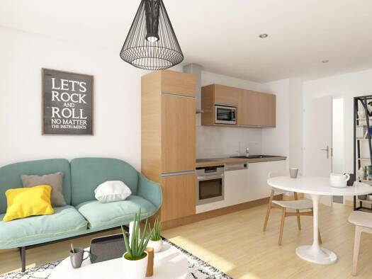 Appartement à louer 829 € 2 pièces 1 chambre 58 m² 1er étage Stella Cucq 62780