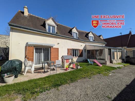 Maison à vendre 240 000 € 4 pièces 3 chambres 106 m² 363 m² de terrain Limetz-Villez 78270