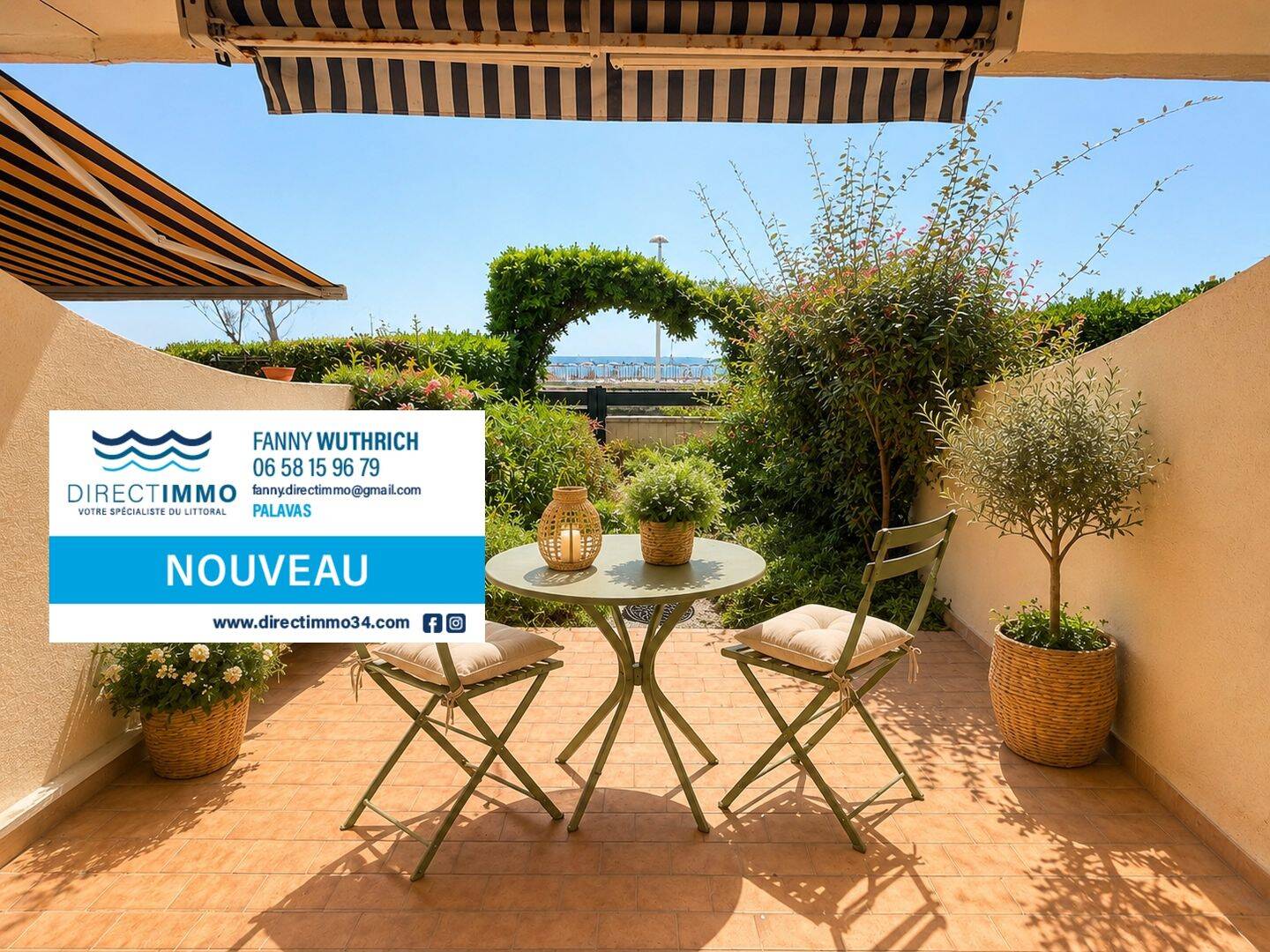 Appartement 3 pièces 56 m² · à Palavas-les-Flots · 56 m² · 375 000 €