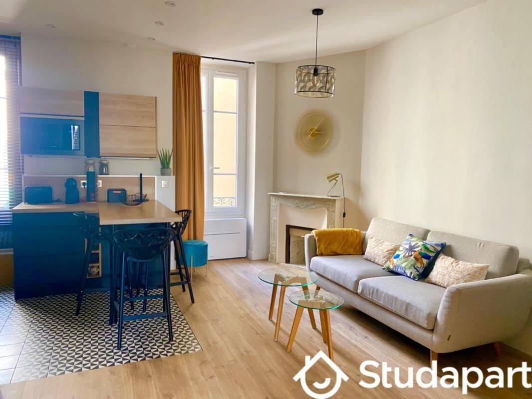 1 pièce 13 m² · à Nice · 13 m² · 580 €/mois