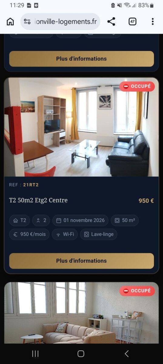 Appartement 1 pièce 36 m² · à Thionville · 36 m² · 950 €