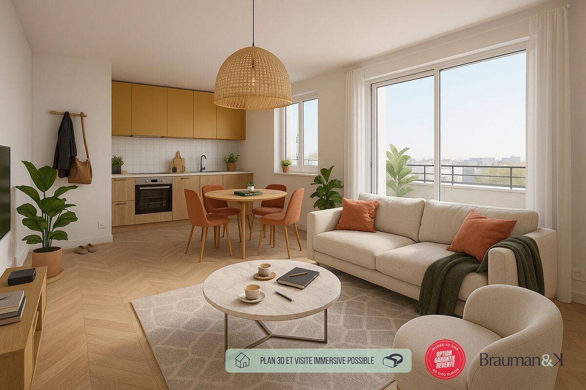 Appartement 3 pièces 61 m² · à Dijon · 61 m² · 274 000 €