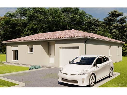 Terrain avec maison neuve à vendre 179 585 € 1 pièce 1 chambre 94 m² 760 m² de terrain Saint-Priest-sous-Aixe 87700